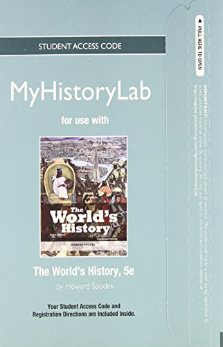 Stock image for NEW MyLab History without Pearson eText -- Standalone Access Card -- for The World's History, Combined Volume (5th Edition) for sale by Iridium_Books