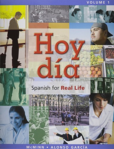 Stock image for Hoy da: Spanish for Real Life, Volume 1 & Student Activities Manual for Hoy dia: Spanish for Real Life, Volume 1 & MySpanishLab with Pearson eText -- . da: Spanish for Real Life Vols 1 & 2 Package for sale by Iridium_Books