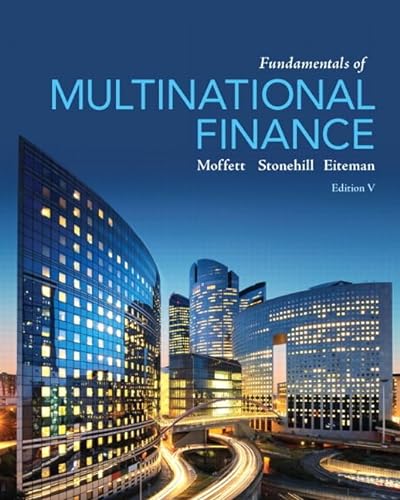 Beispielbild fr Fundamentals of Multinational Finance (5th Edition) (Pearson Series in Finance) zum Verkauf von BooksRun