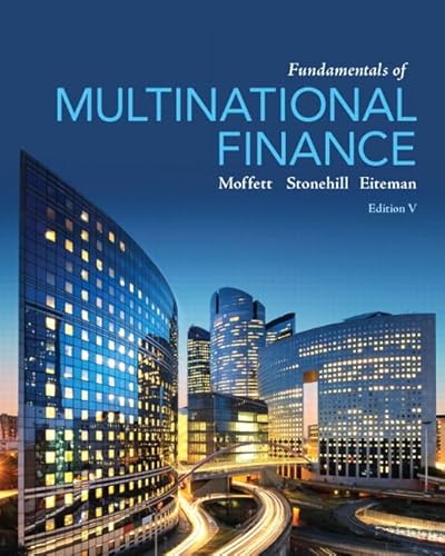 Imagen de archivo de Fundamentals of Multinational Finance (5th Edition) (Pearson Series in Finance) a la venta por Bulk Book Warehouse