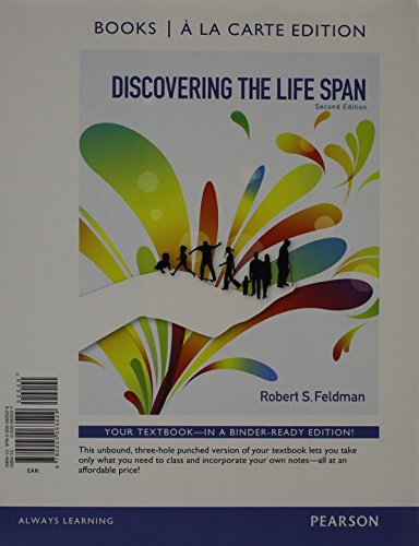 Discovering the Life Span, Books a la Carte Plus NEW MyPsychLab with eText -- Access Card Package (2nd Edition) (9780205990054) by Feldman Ph.D., Robert S.