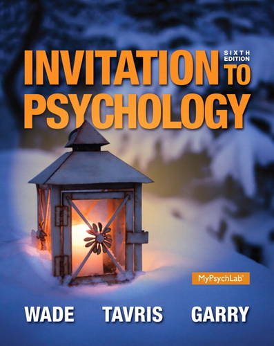 9780205990290: Invitation to Psychology
