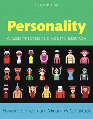 Stock image for Perspectives on Personality: Classic Theories and Modern Research -- Books a la Carte (6th Edition) for sale by Front Cover Books