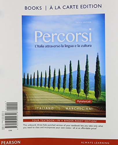 Stock image for Percorsi: L'Italia attraverso la lingua e la cultura for sale by BooksRun