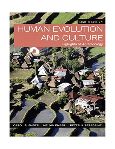 Beispielbild fr Human Evolution and Culture: Highlights of Anthropology (8th Edition) zum Verkauf von Zoom Books Company
