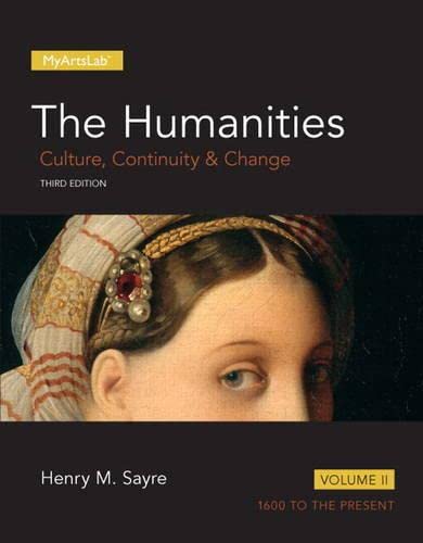 Imagen de archivo de Humanities: Culture, Continuity and Change, Volume II, The, Plus NEW MyLab Arts -- Access Card Package (3rd Edition) a la venta por SecondSale