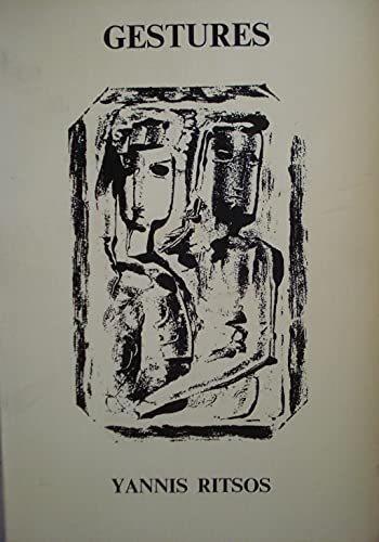 Stock image for Gestures, and Other Poems, 1968-1970 for sale by Arundel Books