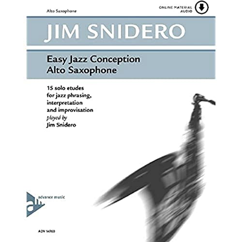 Beispielbild fr Easy Jazz Conception for Alto Saxophone - 15 solo etudes for jazz phrasing, interpretation and improvisation - alto saxophones - [Language: English & German] - (ADV 14760) zum Verkauf von WorldofBooks