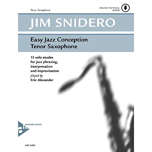 Stock image for Easy Jazz Conception -- Tenor Saxophone: 15 Solo Etudes for Jazz Phrasing, Interpretation, and Improvisation (English/German Language Edition) (Book & CD) for sale by Webster's Bookstore Cafe, Inc.