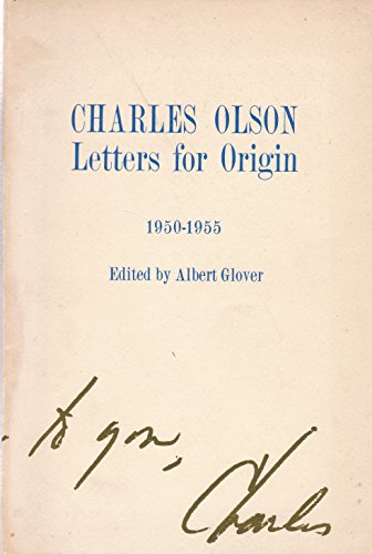 9780206617578: Letters for Origin, 1950-56
