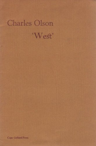 West (9780206619046) by Charles Olson