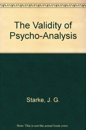 9780207126116: The Validity of Psycho-Analysis