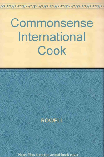 Stock image for The Commonsense International Cookery Book for sale by A Good Read, LLC