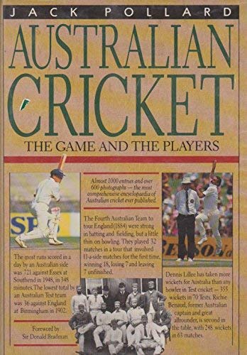 Beispielbild fr Australian Cricket: The Game and the Players zum Verkauf von WorldofBooks