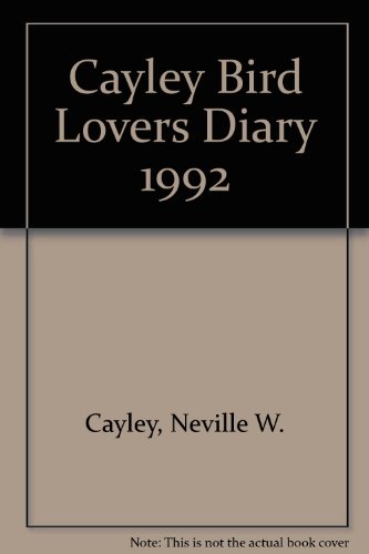 9780207171901: Cayley Bird Lovers Diary 1992