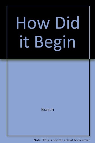 9780207182174: How Did it Begin