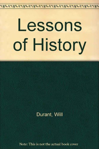 Lessons of History (9780207952302) by Will Durant; Ariel Durant
