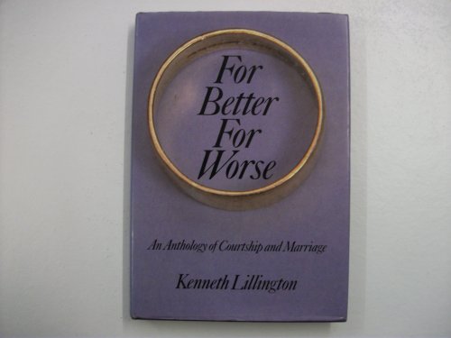 Imagen de archivo de For Better for Worse a la venta por Goldstone Books