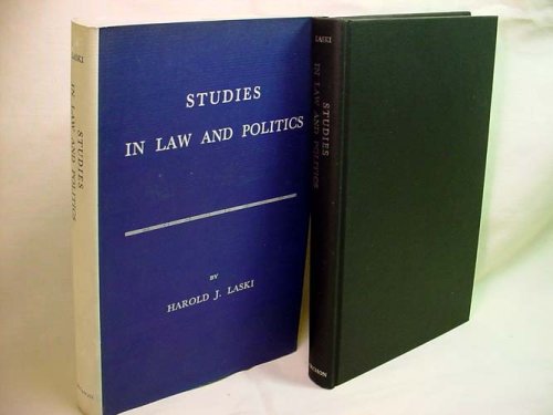 9780208007315: Studies in Law and Politics