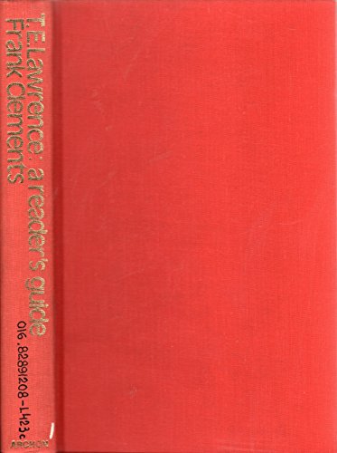 Imagen de archivo de T. E. Lawrence: A Reader's Guide a la venta por Willis Monie-Books, ABAA