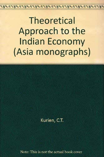 9780210222614: Theoretical Approach to the Indian Economy