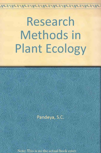 Stock image for Research Methods in Plant Ecology for sale by The Book Chaser (FABA)