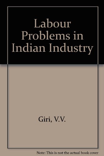 9780210336922: Labour problems in Indian industry