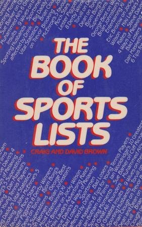 Book of Sports Lists: No. 1 (9780213168827) by Craig Brown
