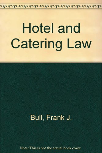 Beispielbild fr Hotel and Catering Law zum Verkauf von Mispah books
