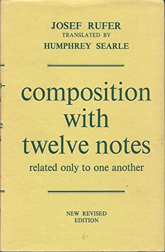 Beispielbild fr Composition with twelve notes related only to one another zum Verkauf von HPB-Red