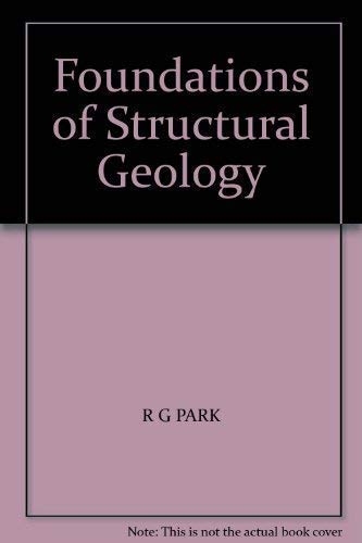 Stock image for Foundations of Structural Geology for sale by WorldofBooks