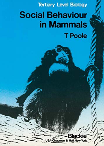 Stock image for Social Behaviour in Mammals for sale by Chequamegon Books