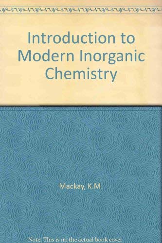 Stock image for Introduction to Modern Inorganic Chemistry for sale by Better World Books Ltd