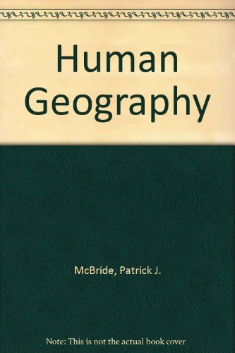 Stock image for Human Geography for sale by AwesomeBooks