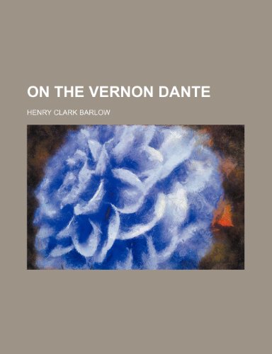 9780217266499: On the Vernon Dante