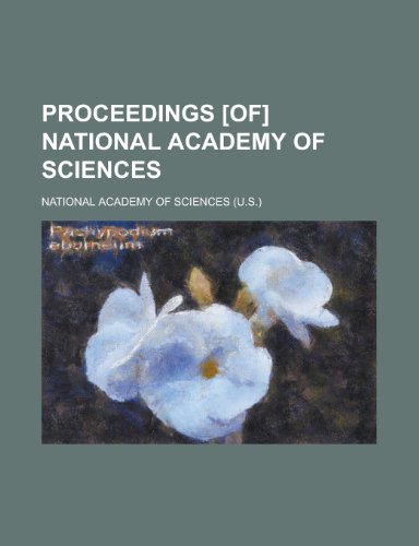 Proceedings [of] National Academy of Sciences (9780217540490) by Sciences, National Academy Of