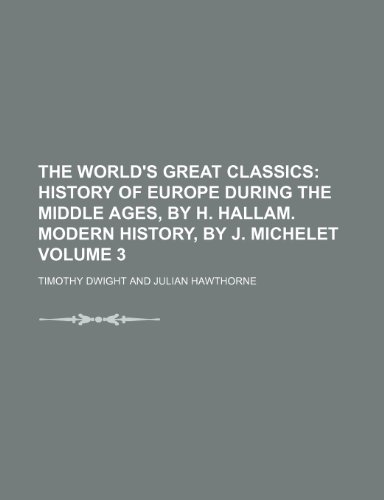 Immagine stock per The World's Great Classics Volume 3