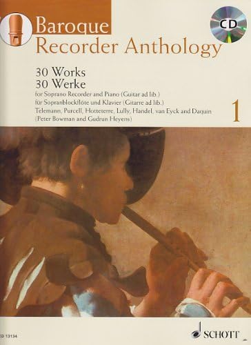 9780220130992: Baroque Recorder Anthology - Volume 1 (Book with Audio Download)