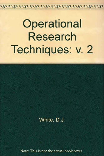 9780220662509: Operational Research Techniques: v. 2