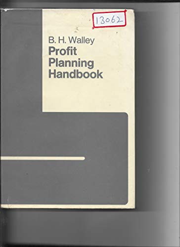 Stock image for Profit Planning Handbook for sale by Anybook.com