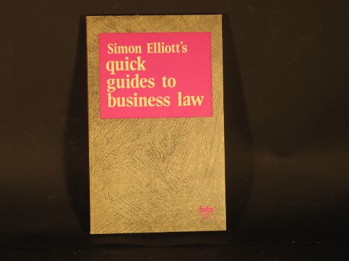 Stock image for Quick Guides to Business Law for sale by Goldcrestbooks