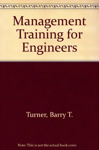 Stock image for Management Training for Engineers for sale by Victoria Bookshop