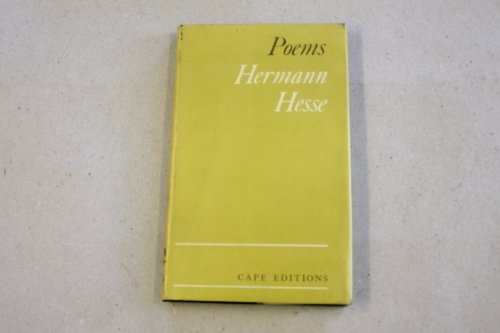 9780224005548: Poems (Cape Editions)