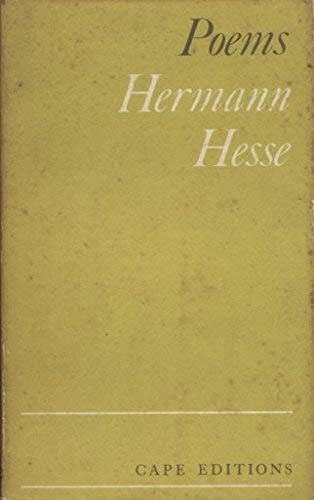 Stock image for Poems. Hermann Hesse for sale by Lazarus Books Limited