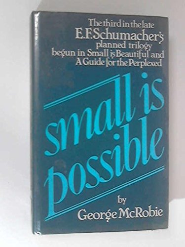 Stock image for Small Is Possible for sale by Better World Books