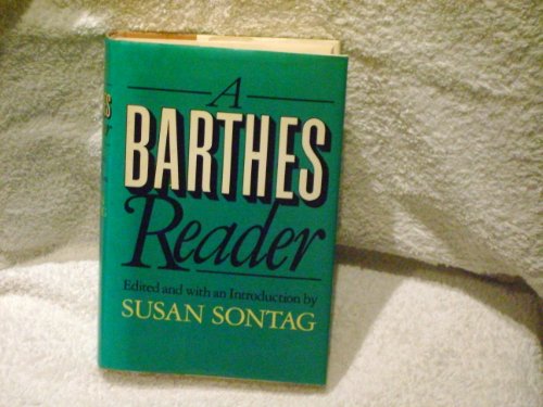 A Barthes Reader (9780224019446) by Barthes, Roland; Sontag, Susan