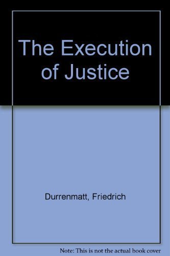 9780224025089: The Execution of Justice