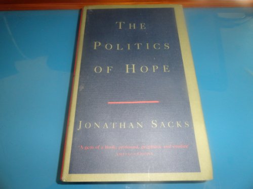 Stock image for Politics of Hope by Jonathan Sacks (1997-05-03) for sale by ZBK Books