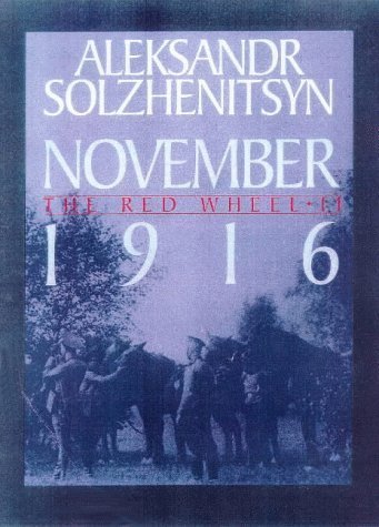 November (The Red II) Solzhenitsyn, aleksandr: Fine Hardcover (1999) Edition | old aberdeen bookshop