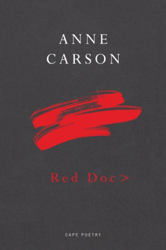 9780224097574: Red.doc: Anne Carson